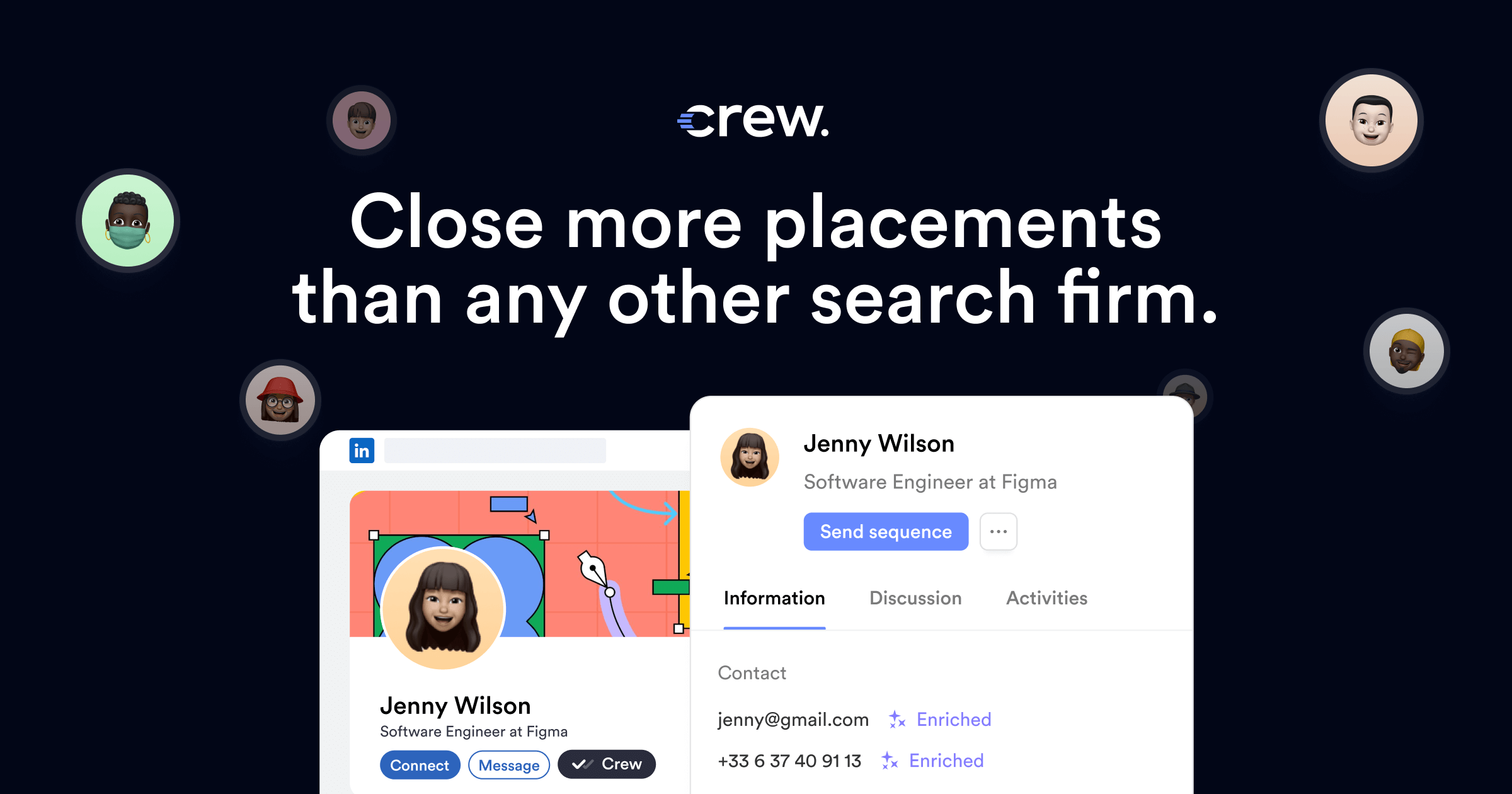 Crew CRM - Close more placements than any other search firm logo